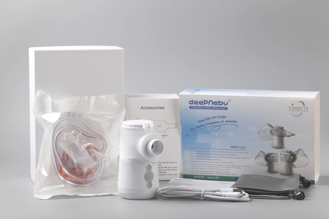 Przenośny siatkowy zestaw nebulizatora domowego Wibrujący medyczny 3,2 μm dla dzieci z astmą dla dorosłych