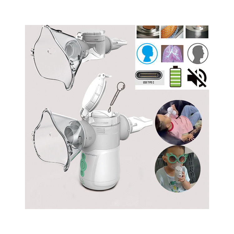 Dom najgorętszy Mute Przenośny mgła Nebulizer Maszyna bateria astma inhalator siatka Nebulizer dla dzieci