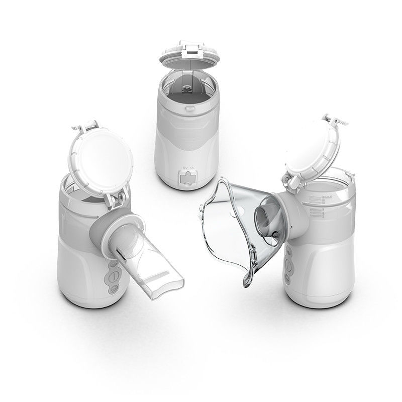 Przenośny domowy nebulizator na kaszel dla dzieci 0,35 ml / min Wymienny akumulator DC USB