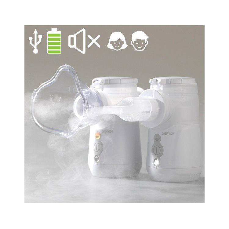 Domowy nebulizator astmy z wyjmowaną baterią na kaszel Przeziębienie 87% C.I. 1-4um