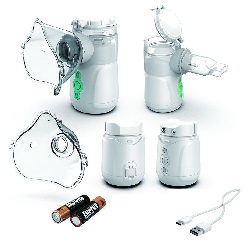 Domowy nebulizator na zimny kaszel ≥0,25 ml / min z baterią DC 5V Power 3V
