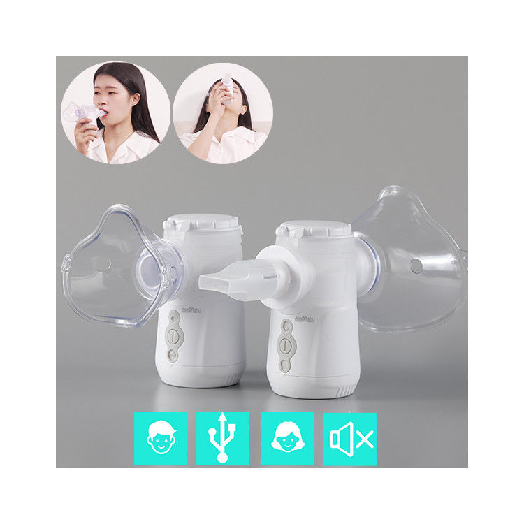 PP PC IP45 Siatkowy nebulizator astmy Oddychanie Przenośny jeden przycisk Regulowany typ C