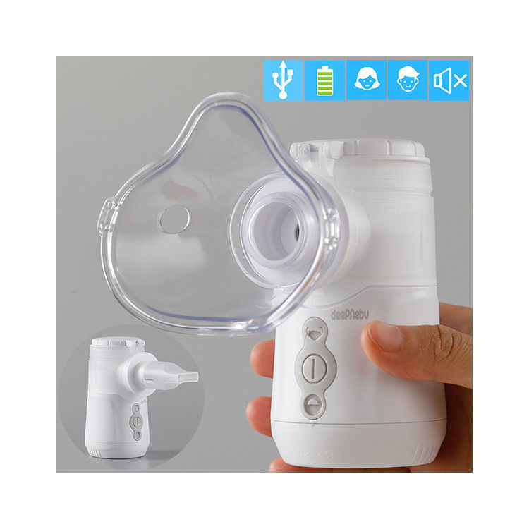 Przenośny wibrujący nebulizator siatkowy 1,2 μm - 3,6 μm Nebulizator zapalenia oskrzelików dziecięcych