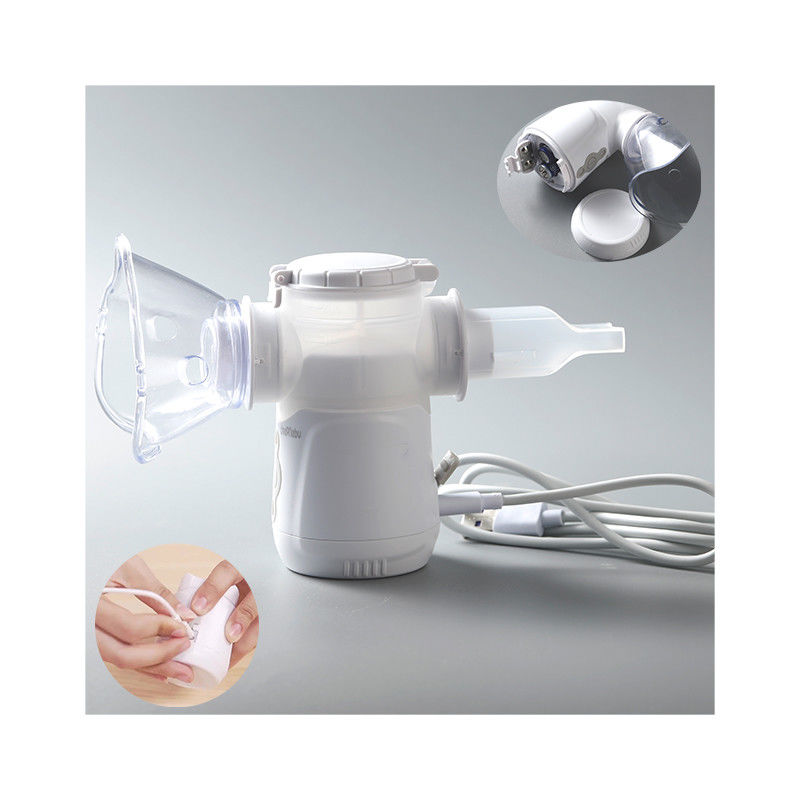 Mini Medicamentous Mesh Nebulizer Machine 1,76-3,8 μm Zimno z ustnikiem maski