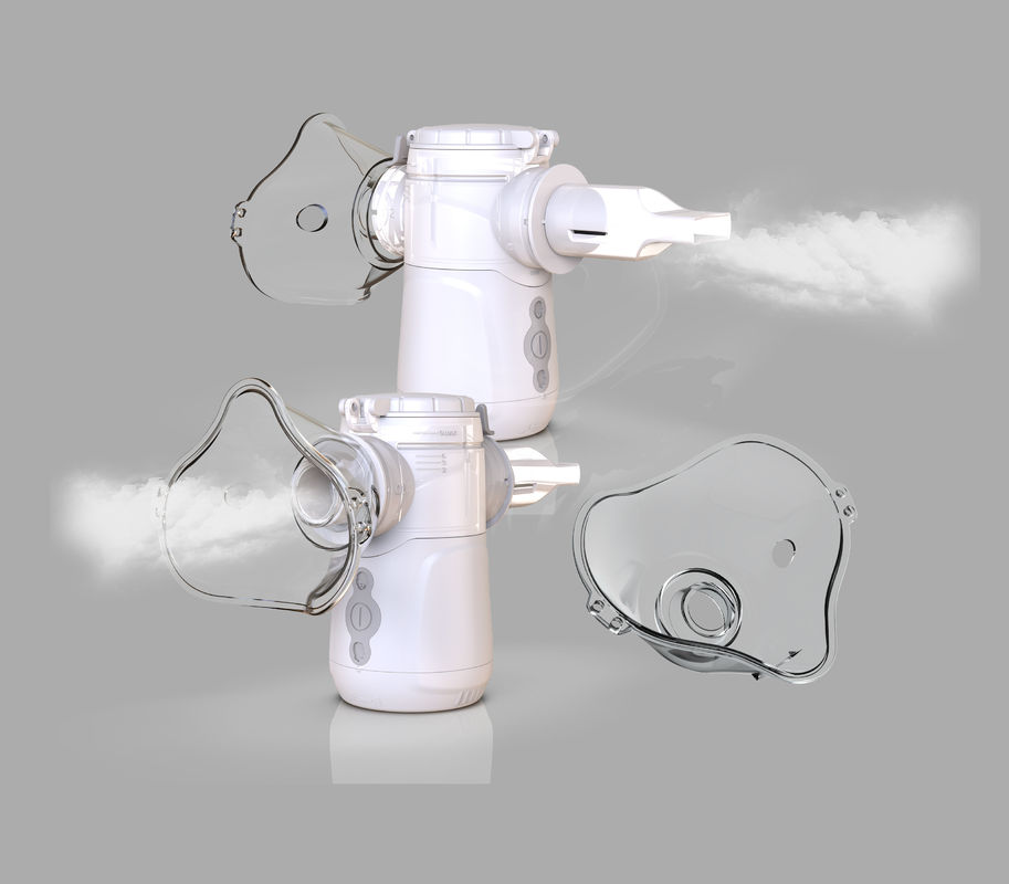 0,5 ml / min. Domowy nebulizator dla dorosłych Dwukanałowy 110 kHz 1,1 μm - 3,6 μm