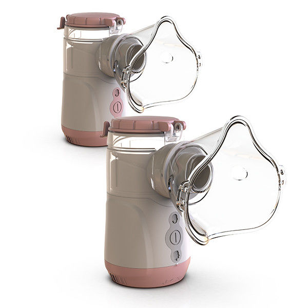 Biały Nebulizer Inhalator z regulowanym przepływem 0,2-0,6 L/min