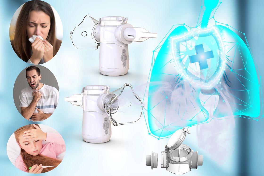 AA bateria lub DC USB zasilane dzieci Dorośli Nebulizer do Alveoli Bronchioles