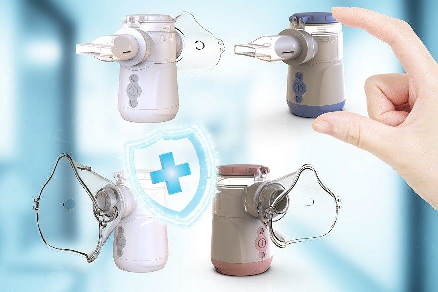2Nebulizator z siatką o rozmiarze cząstek 0,0-3,3 μm o niskim hałasie ≤ 35 dB