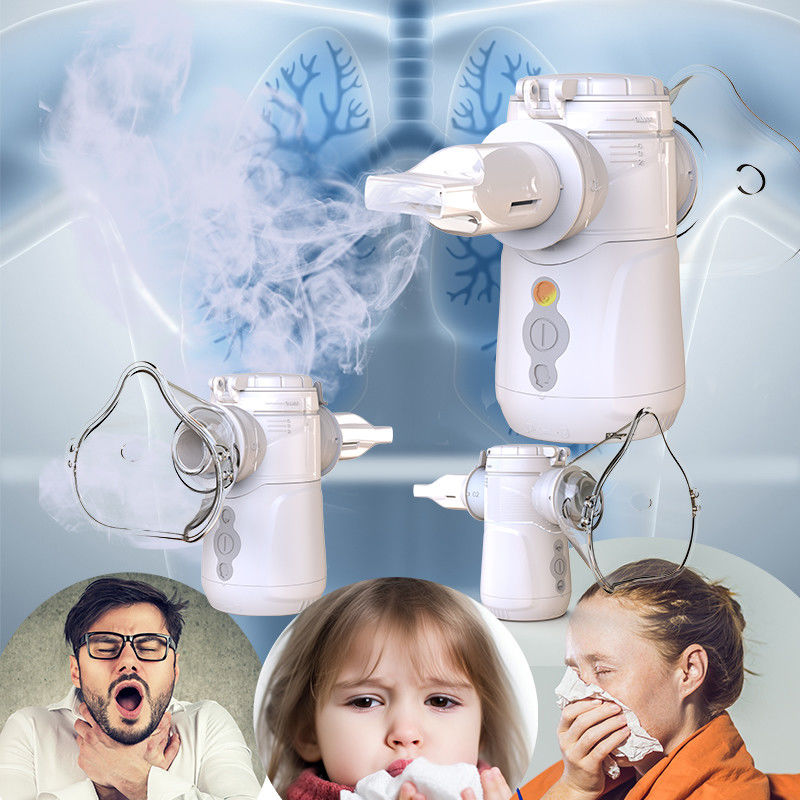 ≤ 3,2 μm Wielkość cząsteczek Inhalator o niskim poziomie hałasu z prędkością atomizacji cząstek cienkiej ≥ 0,3 ml/min i zużyciem energii 1,5 W